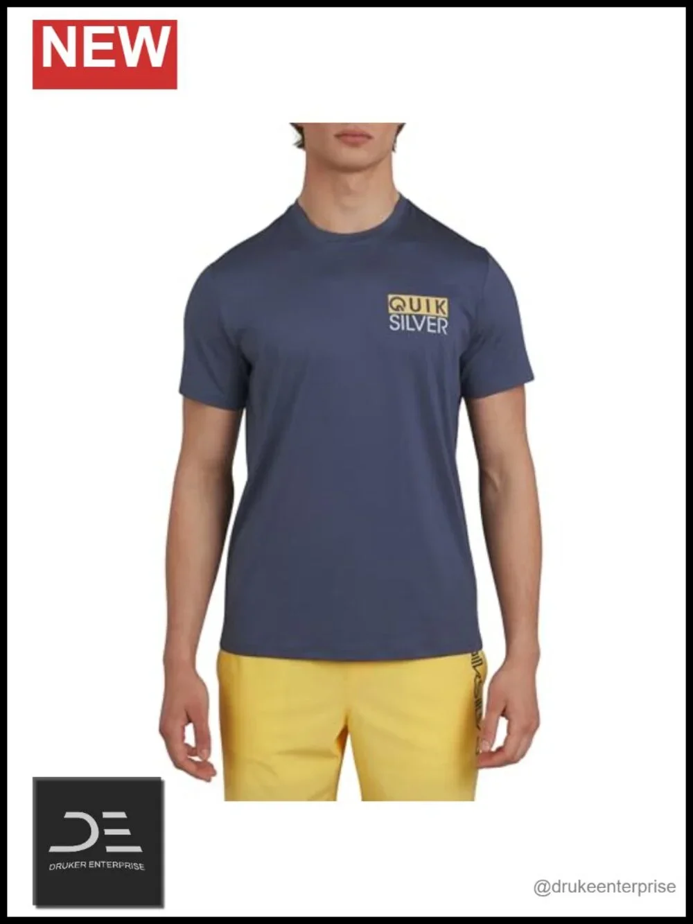Men's UPF 50 Short Sleeve Rash Guard Sun Tee Swimwear
